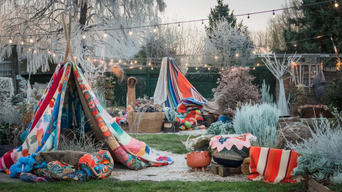 transformez vos vieux textiles en boucliers contre le froid pour votre jardin